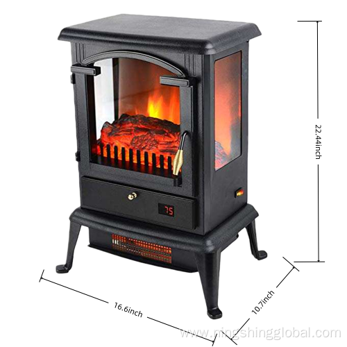 Realistic Flame Infrared Electric Fireplace Insert with Big Logs